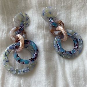 NWT Lele Sadoughi Loop-De-Loop Earrings